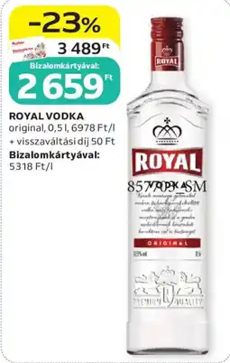 Auchan Royal vodka ajánlat