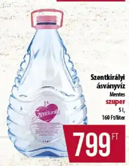 Coop Szentkirályi ásványvíz ajánlat