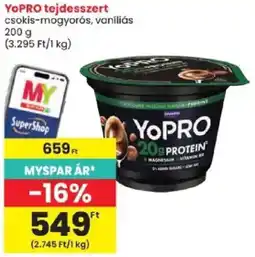 Spar Yopro tejdesszert ajánlat