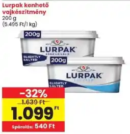 Spar Lurpak vajkészítmény ajánlat