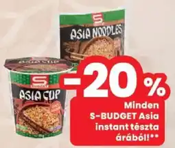 Spar S-budget asia cup ajánlat