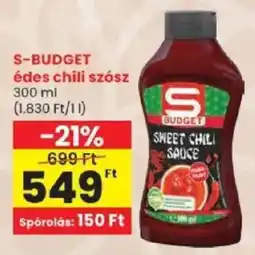 Spar S budget édes chili szósz ajánlat