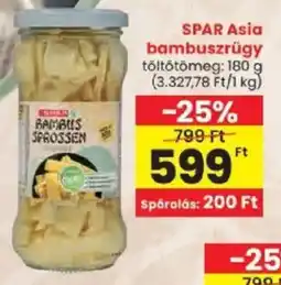 Spar spar bambuszrúgy ajánlat