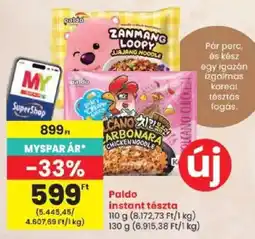 Spar Paldo instant tészta ajánlat
