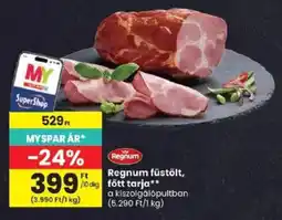 Spar Regnum füstölt, főtt tarja ajánlat