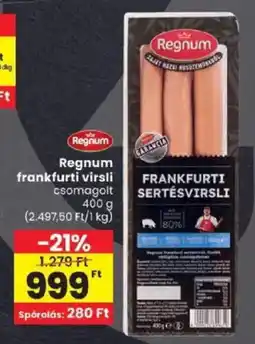 Spar Regnum frankfurti virsli ajánlat