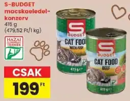 Spar S budget macskaeledel ajánlat