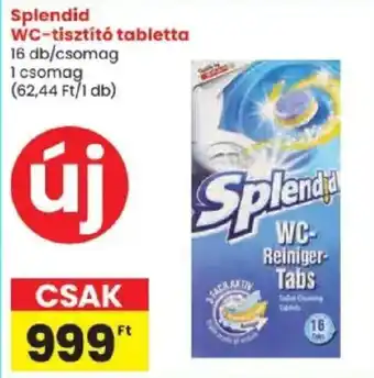 Splendid wc-tisztító tabletta