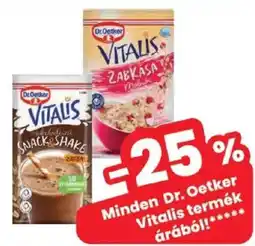 Spar Dr Oetker vitalis ajánlat