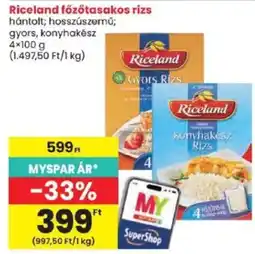 Spar Riceland főzőtasakos rizs ajánlat
