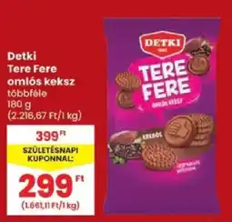 Spar Detki tere fere omlós keksz ajánlat