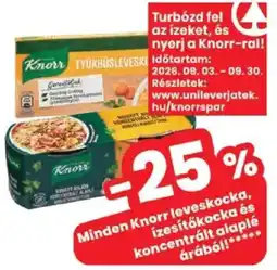 Spar Knorr leveskocka ajánlat