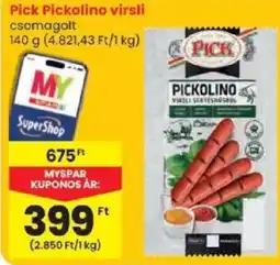 Spar Pick pickolino virsli ajánlat