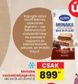 Spar Monaka csokoládéjégkrém ajánlat