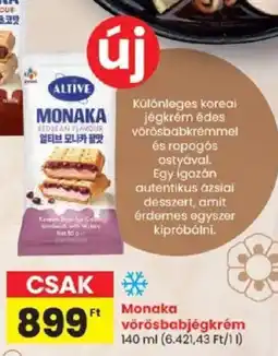 Spar Monaka vörösbabjégkrém ajánlat
