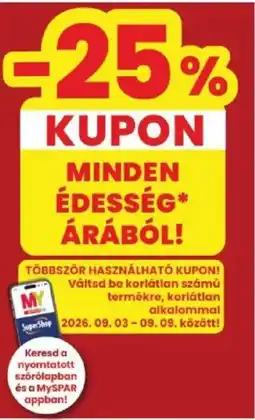 Spar Kupon ajánlat