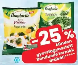 Spar Bonduelle gyorsfagyasztott termék ajánlat