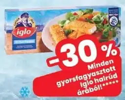 Spar iglo gyorsfagyasztott halrúd ajánlat