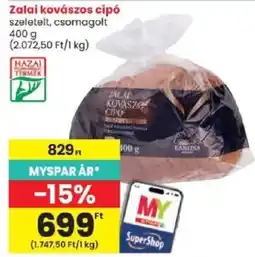 Spar Zalai kovászos cipó ajánlat