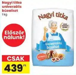 Spar Nagyi titka univerzális búzaliszt ajánlat