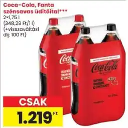 Spar Coca-Cola, Fanta szénsavas üdítőital ajánlat