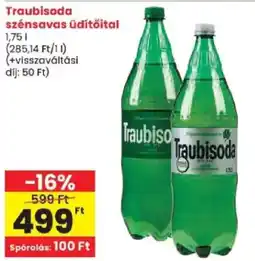 Spar Traubisoda szénsavas üdítőital ajánlat