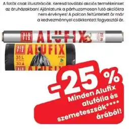 Spar Alufix alufólia és szemeteszsák ajánlat