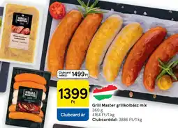 Tesco Grill Master grillkolbász mix ajánlat