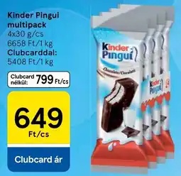 Tesco Kinder Pinguí ajánlat
