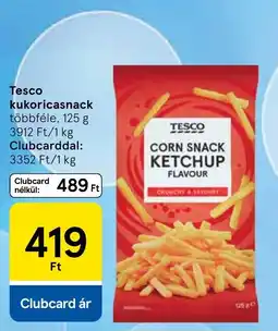 Tesco Tesco kukoricasnack ajánlat