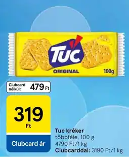 Tesco Tuc kréker ajánlat