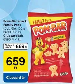 Tesco Pom-bar snack ajánlat