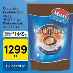 Tesco Completa kávékrémpor ajánlat