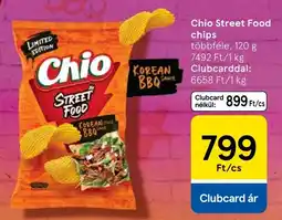 Tesco Chio street food chips ajánlat