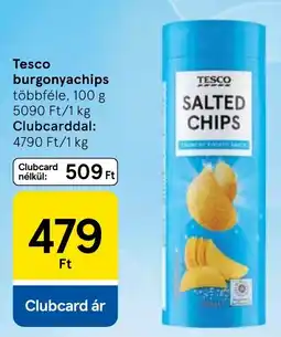 Tesco Tesco burgonyachips ajánlat