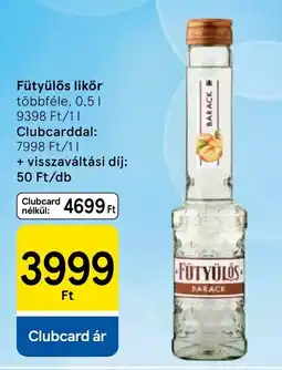 Tesco Fütyülős likör ajánlat