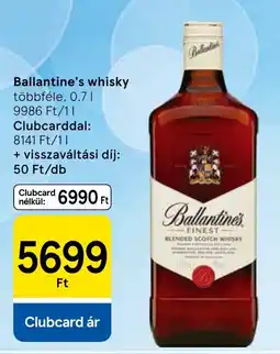 Tesco Ballantine's whisky ajánlat