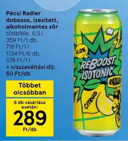 Tesco Pécsi Radler ajánlat