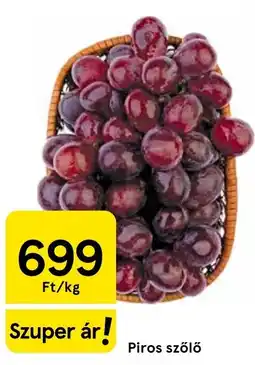 Tesco Piros szőlő ajánlat