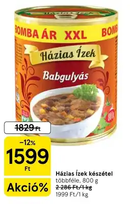 Tesco Házias ízek babgulyás ajánlat