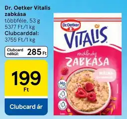 Tesco Dr. Oetker vitalis zabkása ajánlat