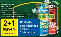 Tesco Marka juicy soda ajánlat