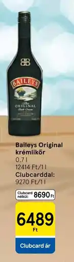 Tesco Baileys krémlikőr ajánlat