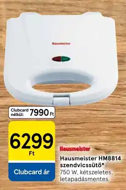 Tesco Hausmeister szendvicssütő ajánlat