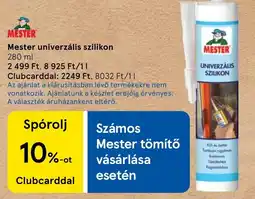 Tesco Mester univerzalis szilikon ajánlat
