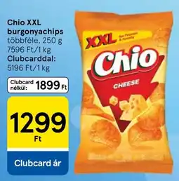 Tesco Chio burgonyachips ajánlat