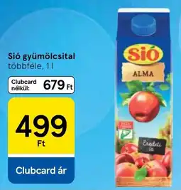 Tesco Sió gyümölcsital ajánlat