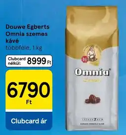 Tesco Douwe Egberts Omnia szemes kávé ajánlat