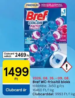 Tesco Bref wc-frissítő blokk ajánlat