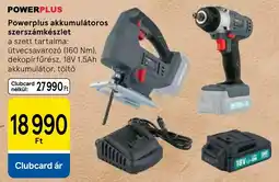 Tesco Powerplus akkumulátoros szerszámkészlet ajánlat